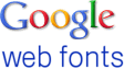 Google web fonts